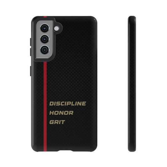 Discipline, Honor, Grit Impact-Resistant Phone Case