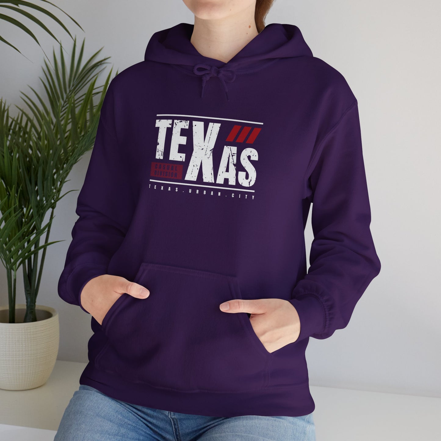 Texas Unisex Heavy Blend Hoodie - Bold Design for Everyday Comfort