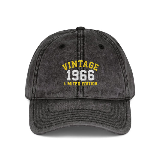 Custom Vintage Embroidered Washed Baseball Cap