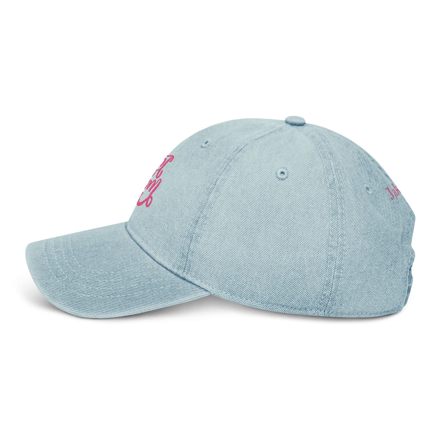 Best Mom Denim Cap / Embroidered