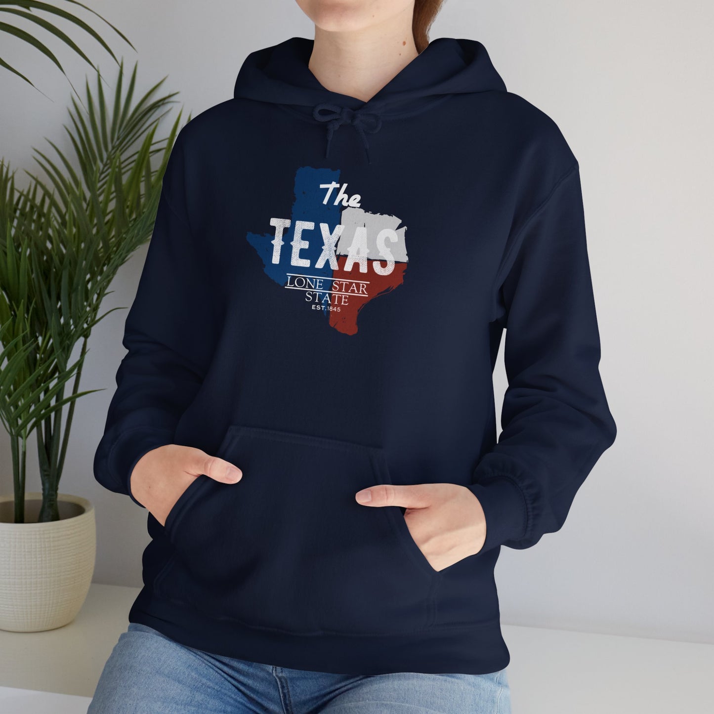 Texas Pride Unisex Hoodie - Comfortable Heavy Blend with State Graphic