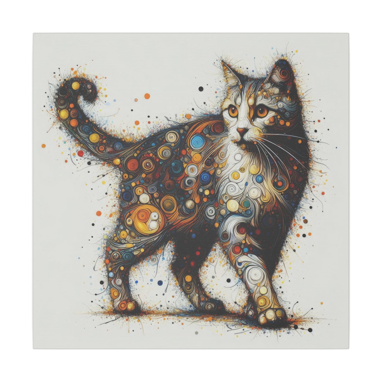 Purrfect Expression - Canvas Print