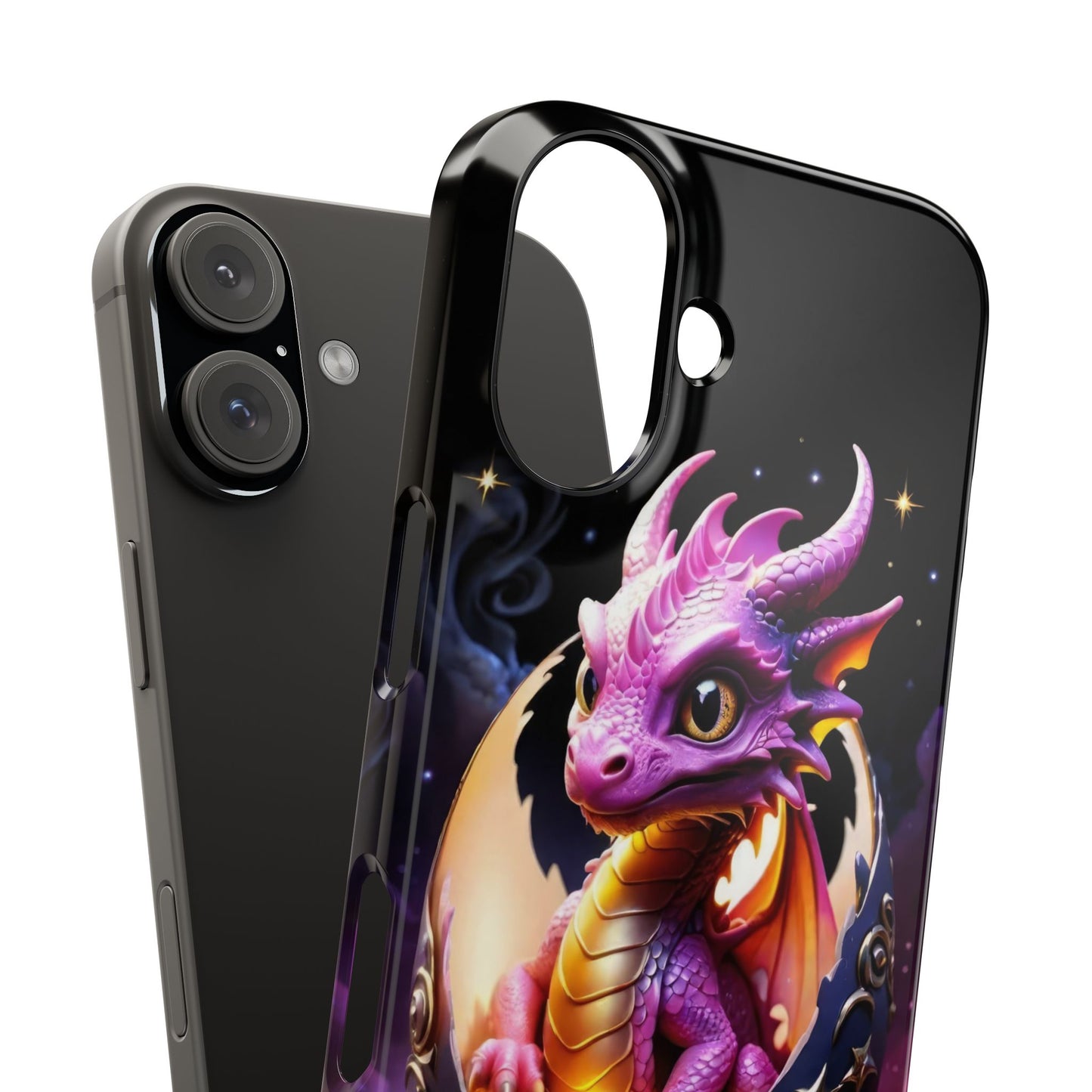 Fantasy Baby Dragon Slim Phone Case, Gift for Dragon Lovers