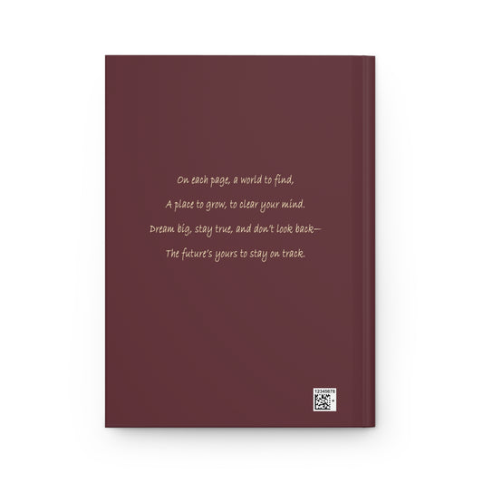 Enchanted Gnome Journal, Matte Hardcover Notebook for Dreamers and Fantasy Lovers