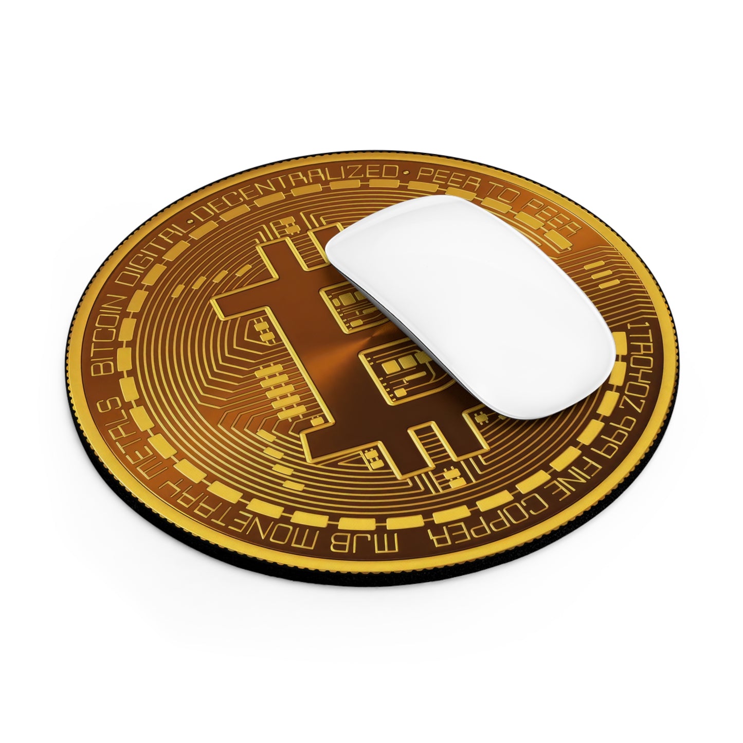 Crypto Pad, Round Mouse Pad