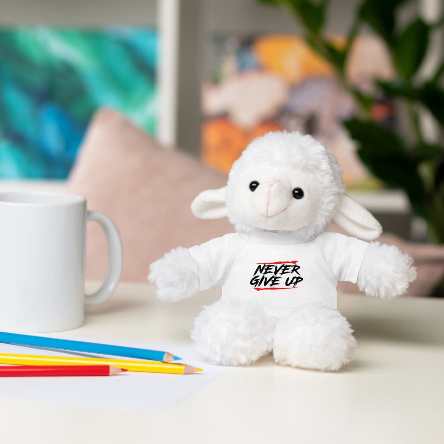 Motivation Stuffed Animal, Plush Inspirational Gift