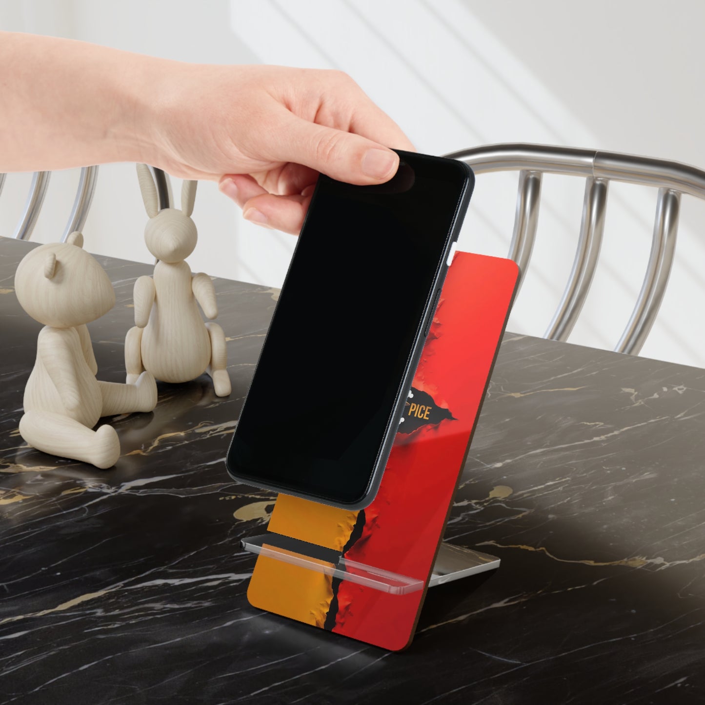 One Piece Mobile Display Stand for Smartphones