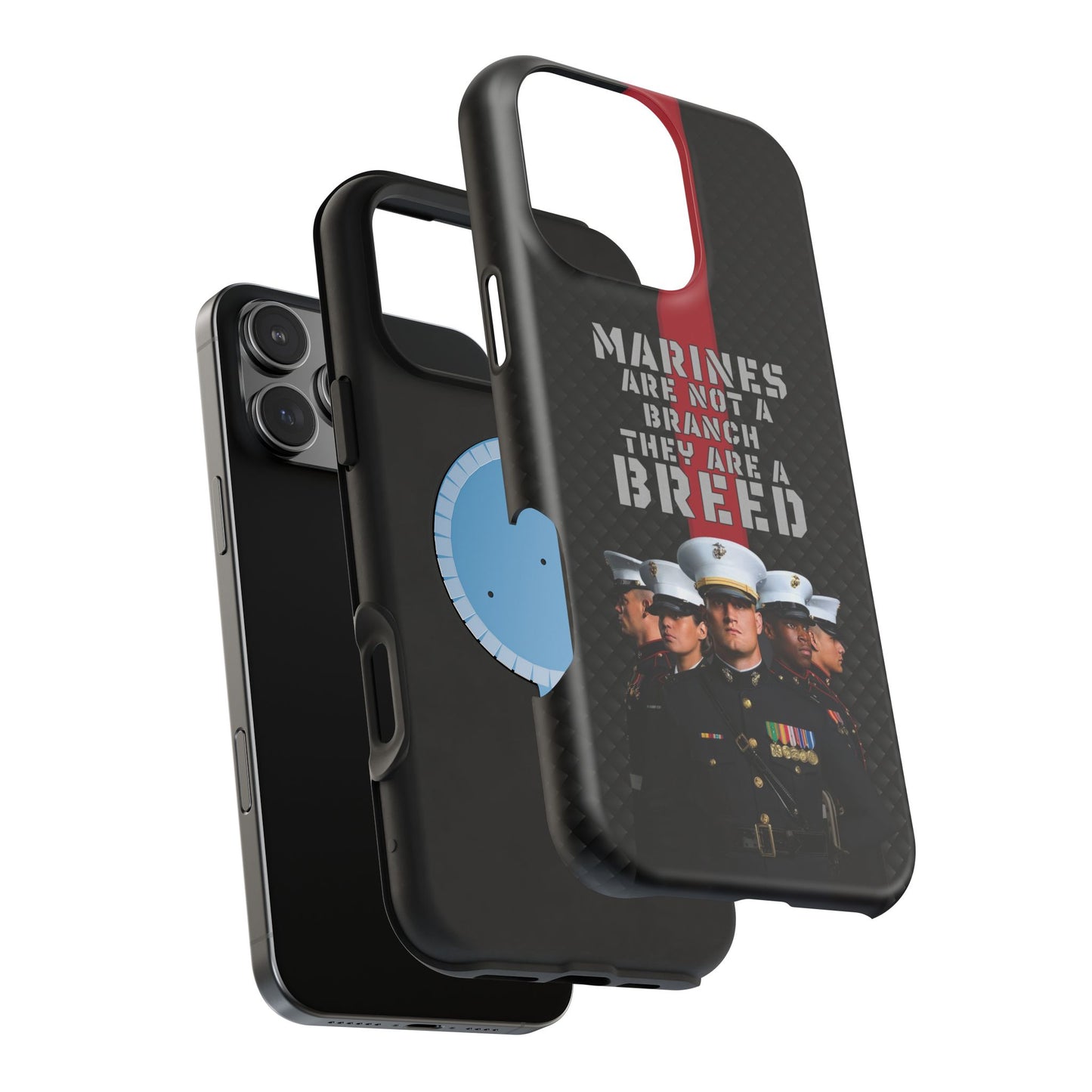 Marines Magnetic Tough Case - "Not a Branch, a Breed" Military iPhone Cover