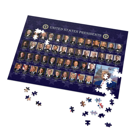 U.S. Presidents Puzzle, 1014 Pieces, 28.5"x 19"