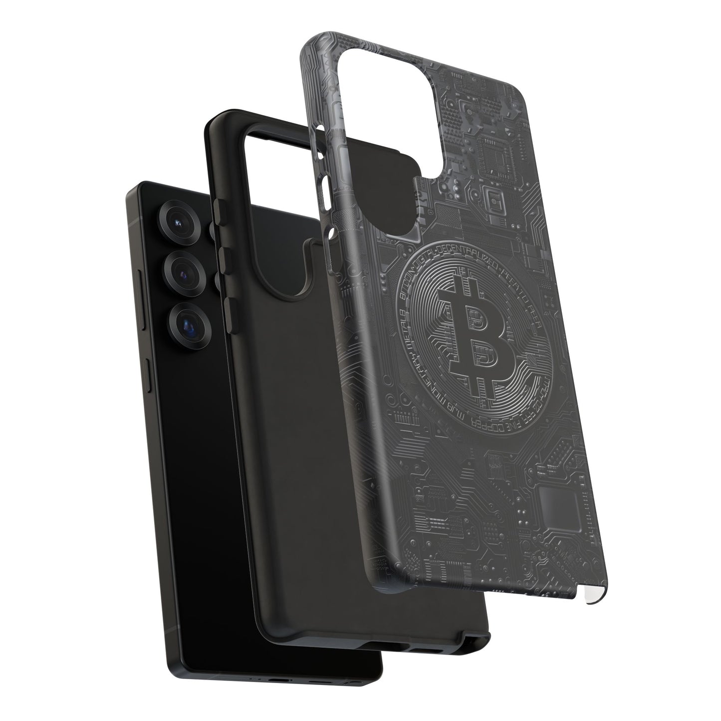 Bitcoin Samsung Tough Phone Case, Cryptocurrency Protection Cover