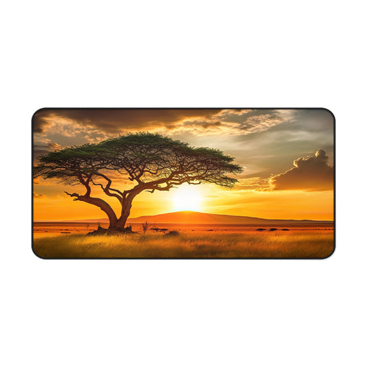 Nature Desk Mat, Safari Sunset