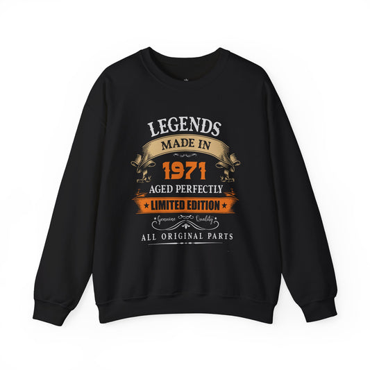 Legends Made In Custom Birthday Sweatshirt