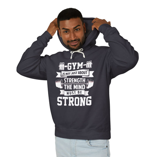 Gym Strength Motivational Unisex Hoodie – Workout, Fitness Gift