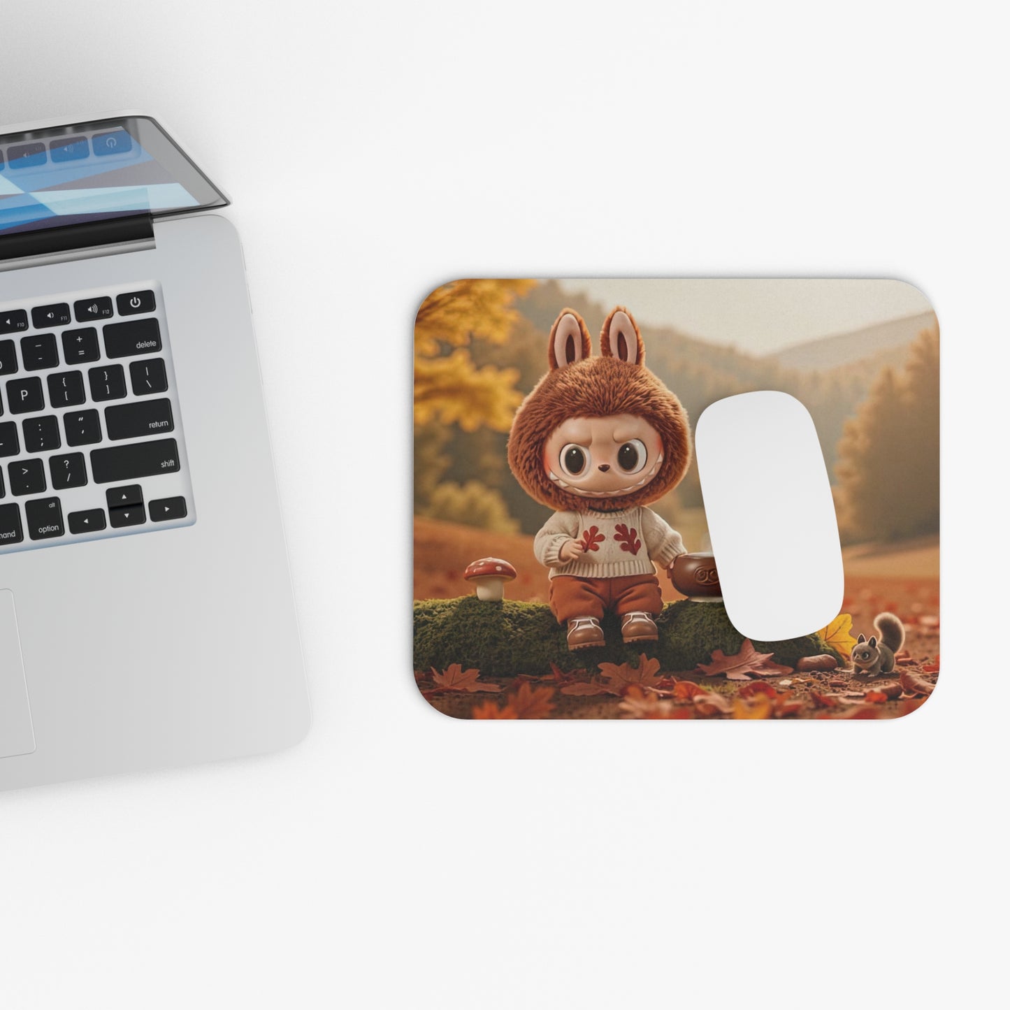 Toffee Mouse Pad, Cute Monster Design