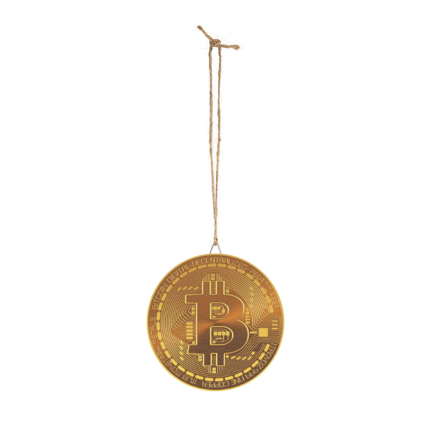 Bitcoin Wood Sign