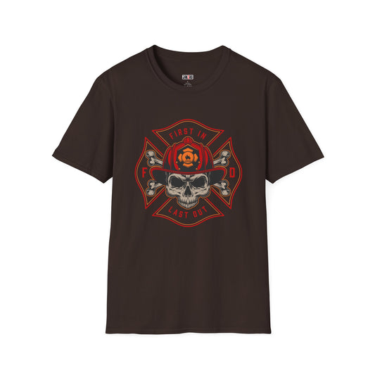Fireman T-shirt, First In Last Out