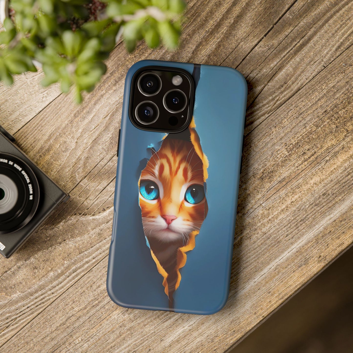 Curious Kitten Tough Case for iPhone