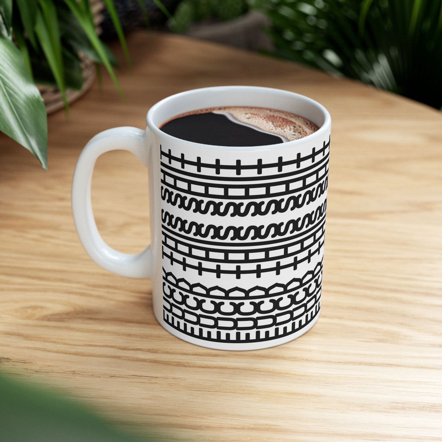 Funny Turn Right Cup with Hidden Message - Ceramic Coffee Mug 11oz & 15oz - Unique Gift Idea