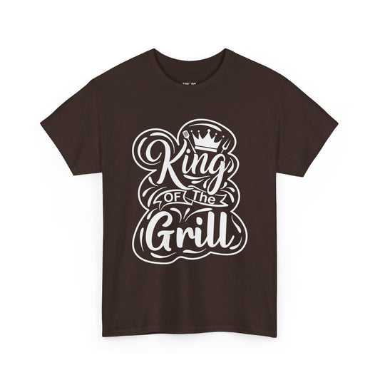 King of the Grill Heavy Cotton Tee - Perfect Gift for BBQ Lovers