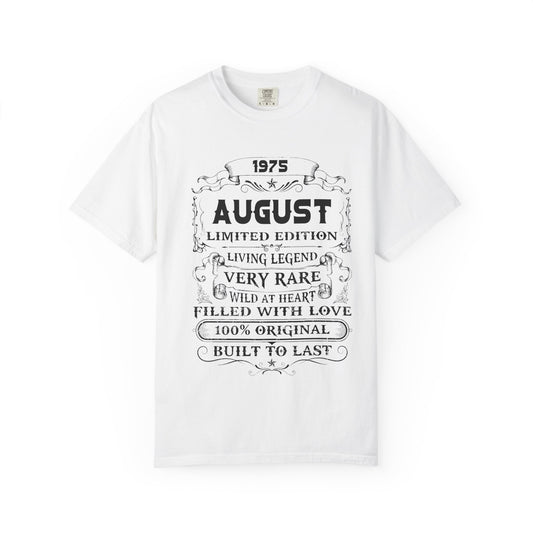 Vintage Typography Tee - Living Legend Birthday T-Shirt