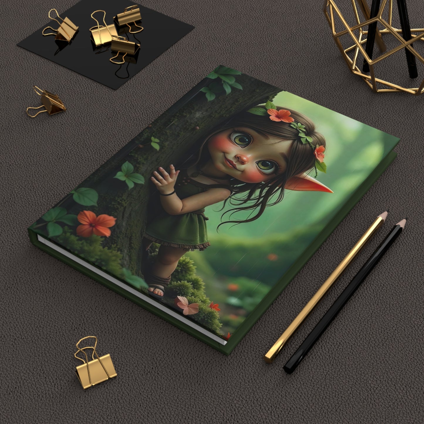 Whimsical Fairy Hardcover Journal | Nature Lover's Notebook