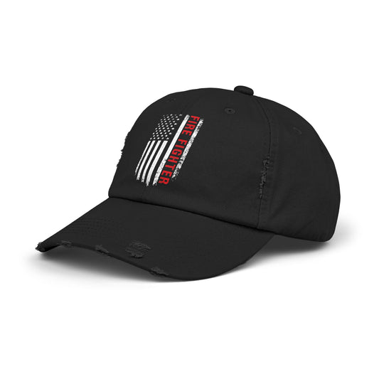 Fire Fighter Distressed Cap