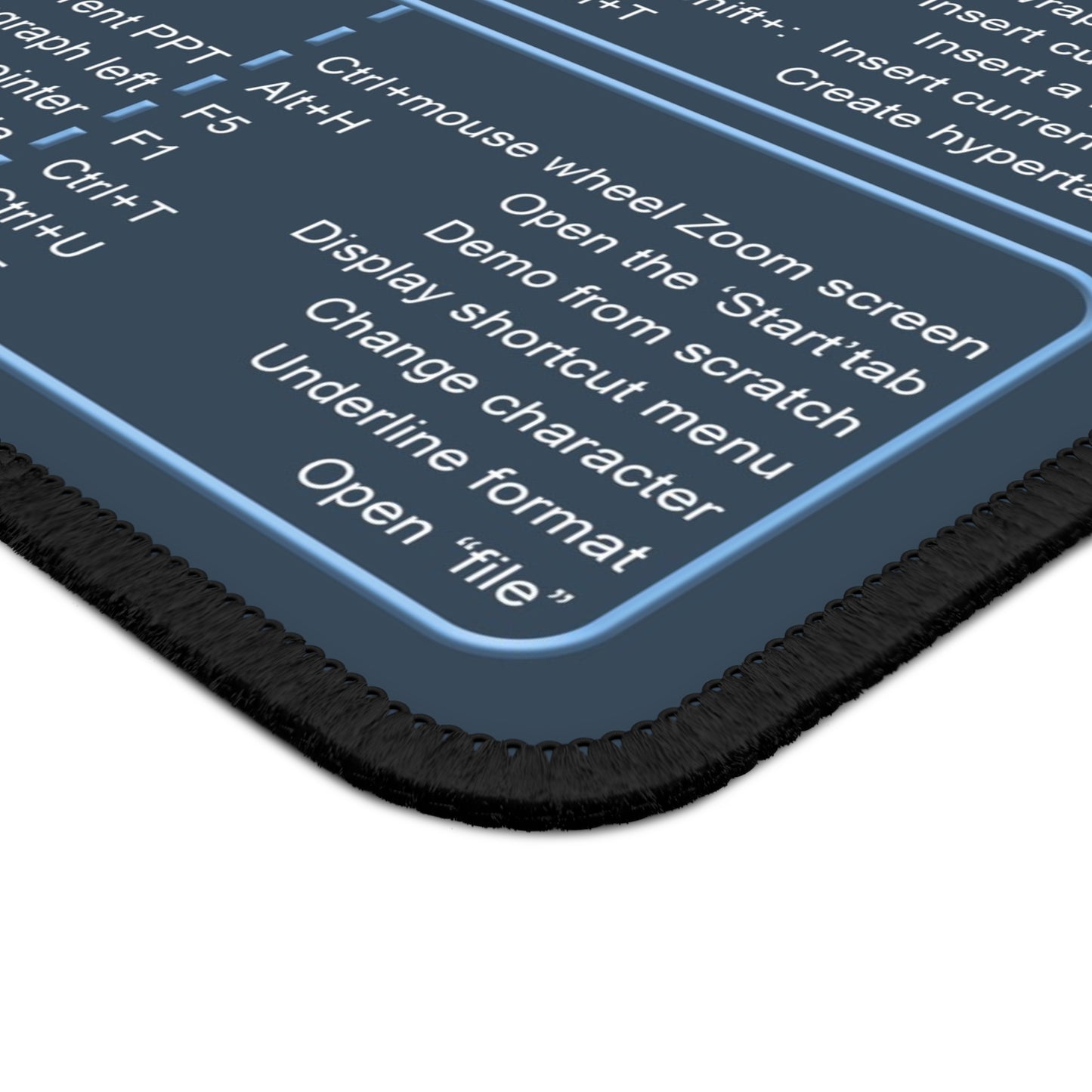 Cheat Sheet Mouse Pad, Windows Shortcuts
