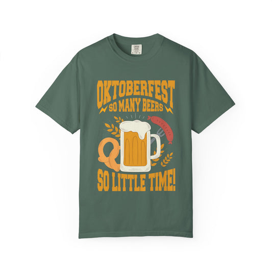 Oktoberfest Graphic Unisex T-Shirt - Celebrate with Beer & Pretzels