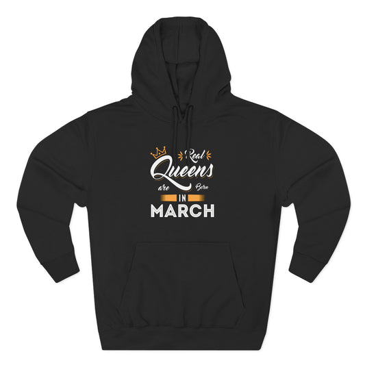 Personalized Birthday Hoodie — "Real Queens are born in ..."