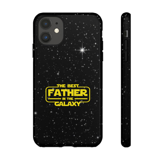 Galaxy-Themed iPhone Tough Case - Perfect Gift for the Best Father