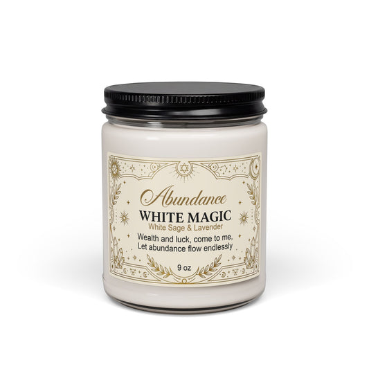 White Magic ‘Abundance’ Scented Soy Candle — 9oz