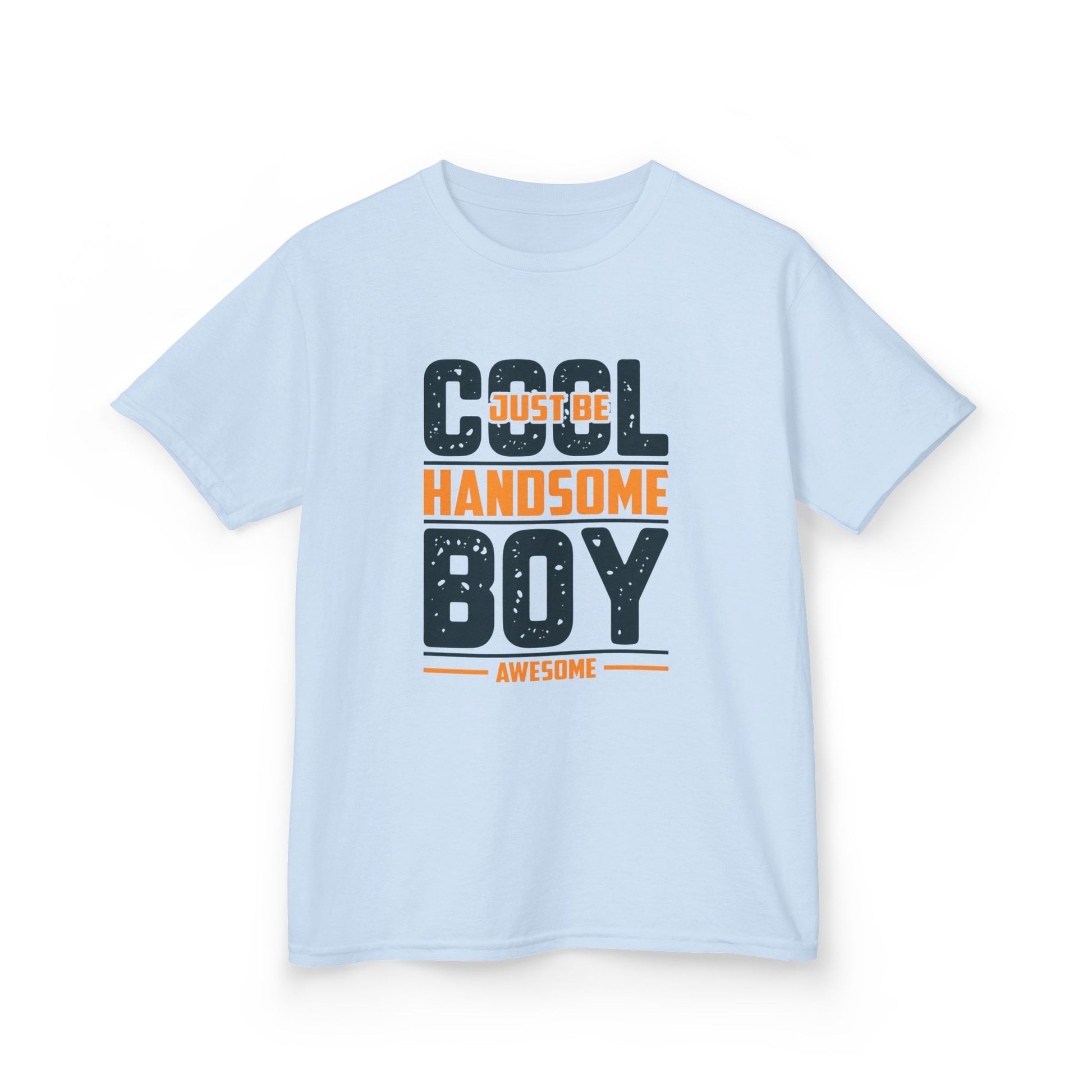 Cool Handsome Boy Kids Tee - Fun Heavy Cotton T-Shirt for Boys
