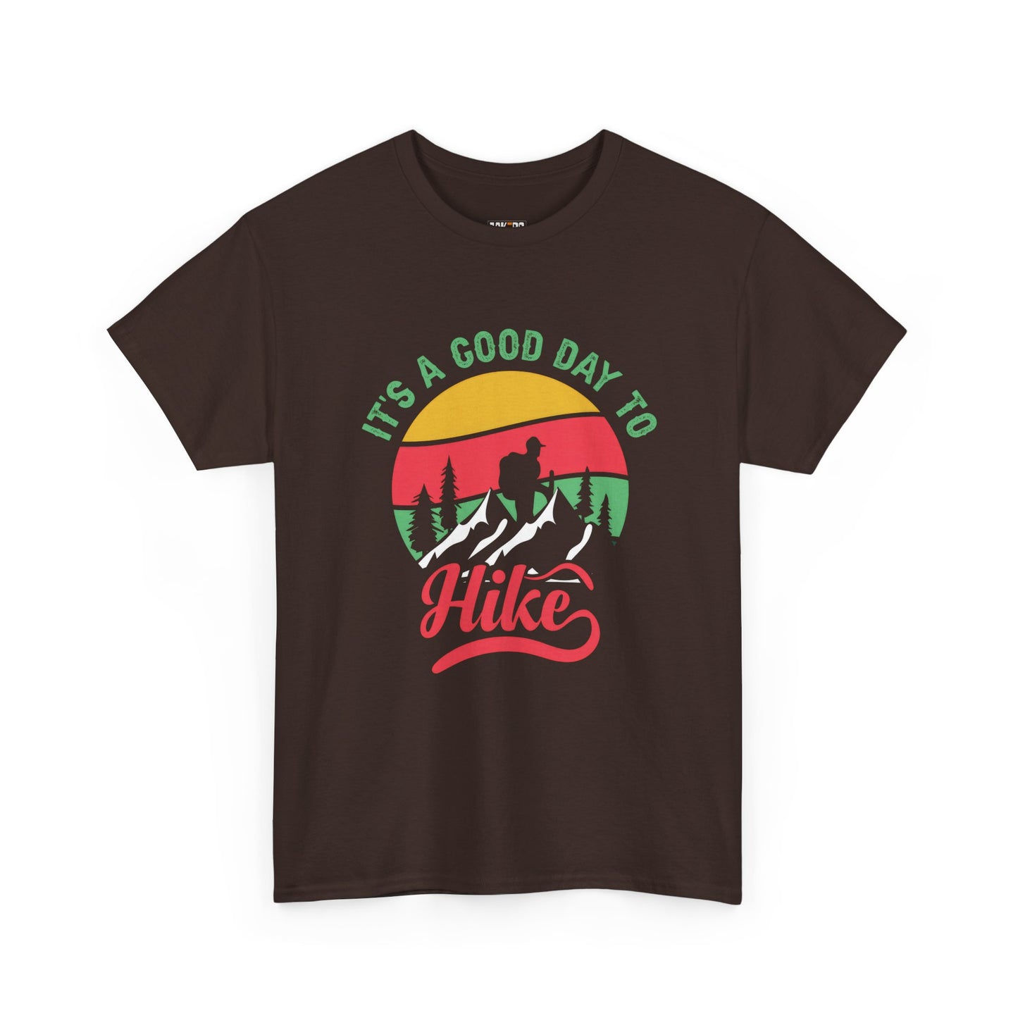 "It's a Good Day to Hike" Unisex Heavy Cotton Tee - Adventure Outdoor Shirt
