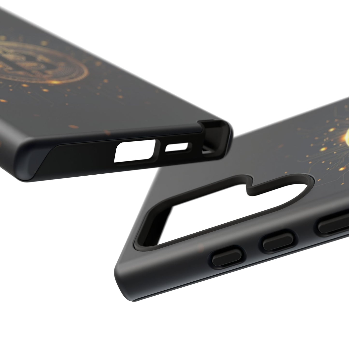 Bitcoin Samsung Tough Case for Smartphones, Crypto Lover Phone Accessory