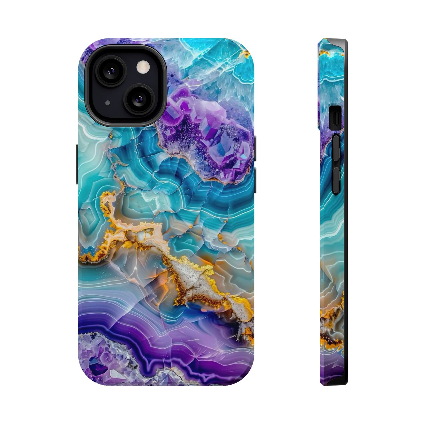 Blue Agate Magnetic Phone Case