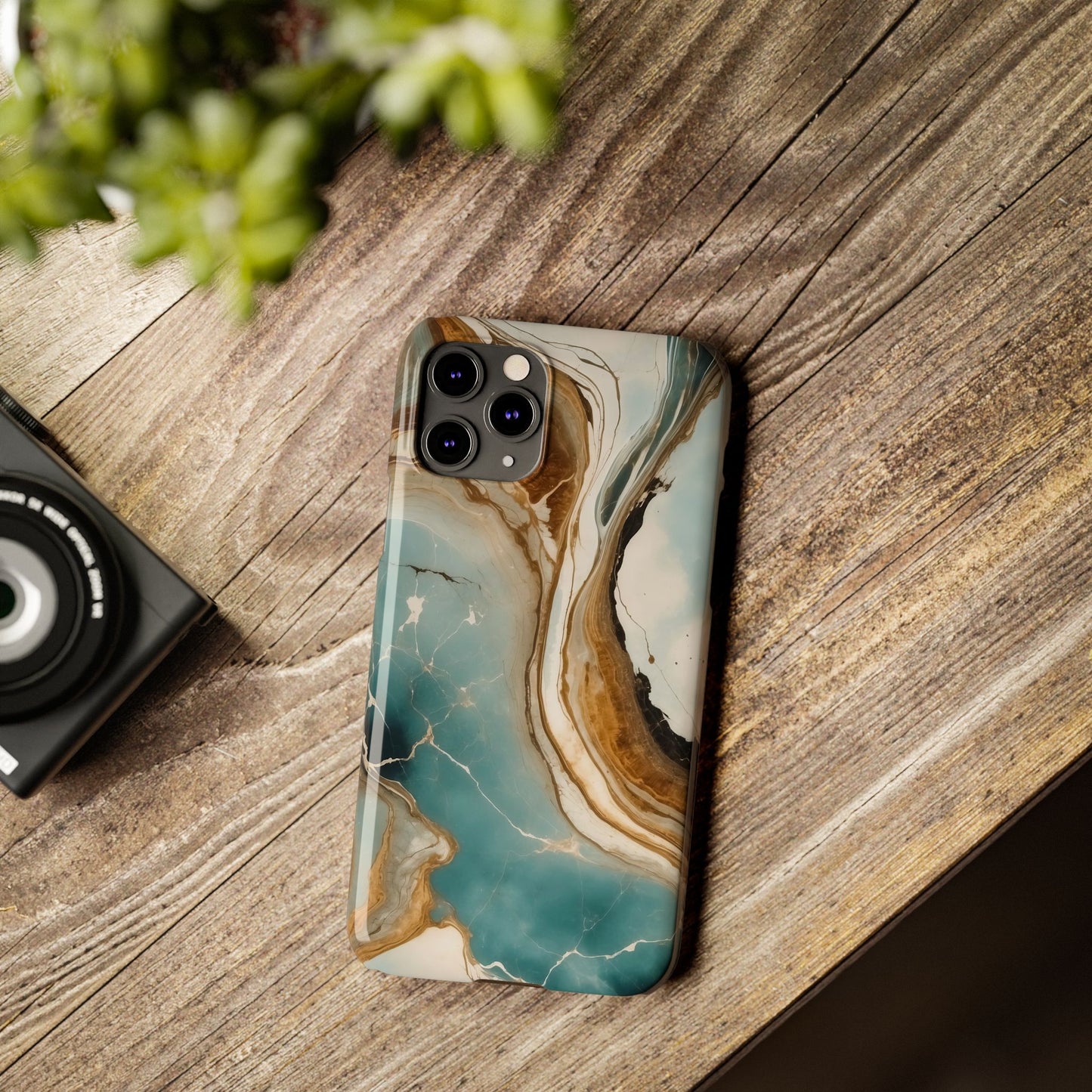 Marble Slim Phone Case, Stylish Protective Cover