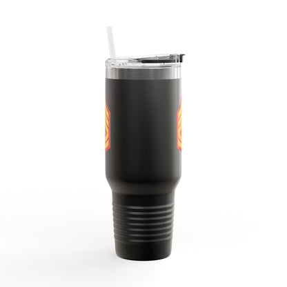 Custom Insulated Travel Mug, 40oz - Perfect for Military Fans, Ideal Gift for Veterans, Outdoor Adventure Essential, Durable