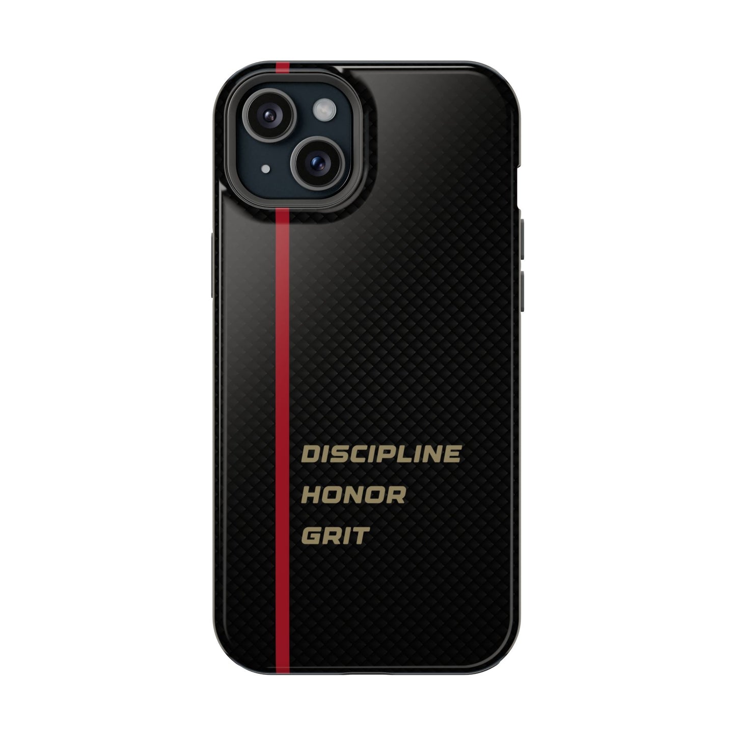 Discipline, Honor, Grit Impact-Resistant Phone Case