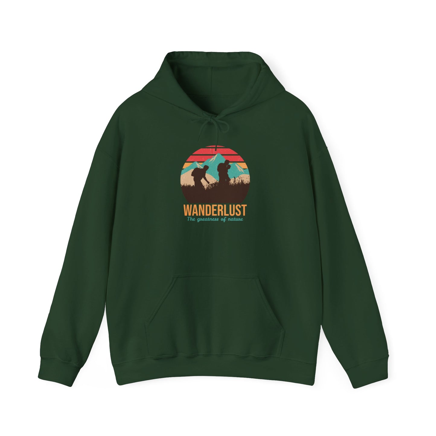 Wanderlust The Greatness Of Nature Unisex Heavy Blend™ Hooded Sweatshirt