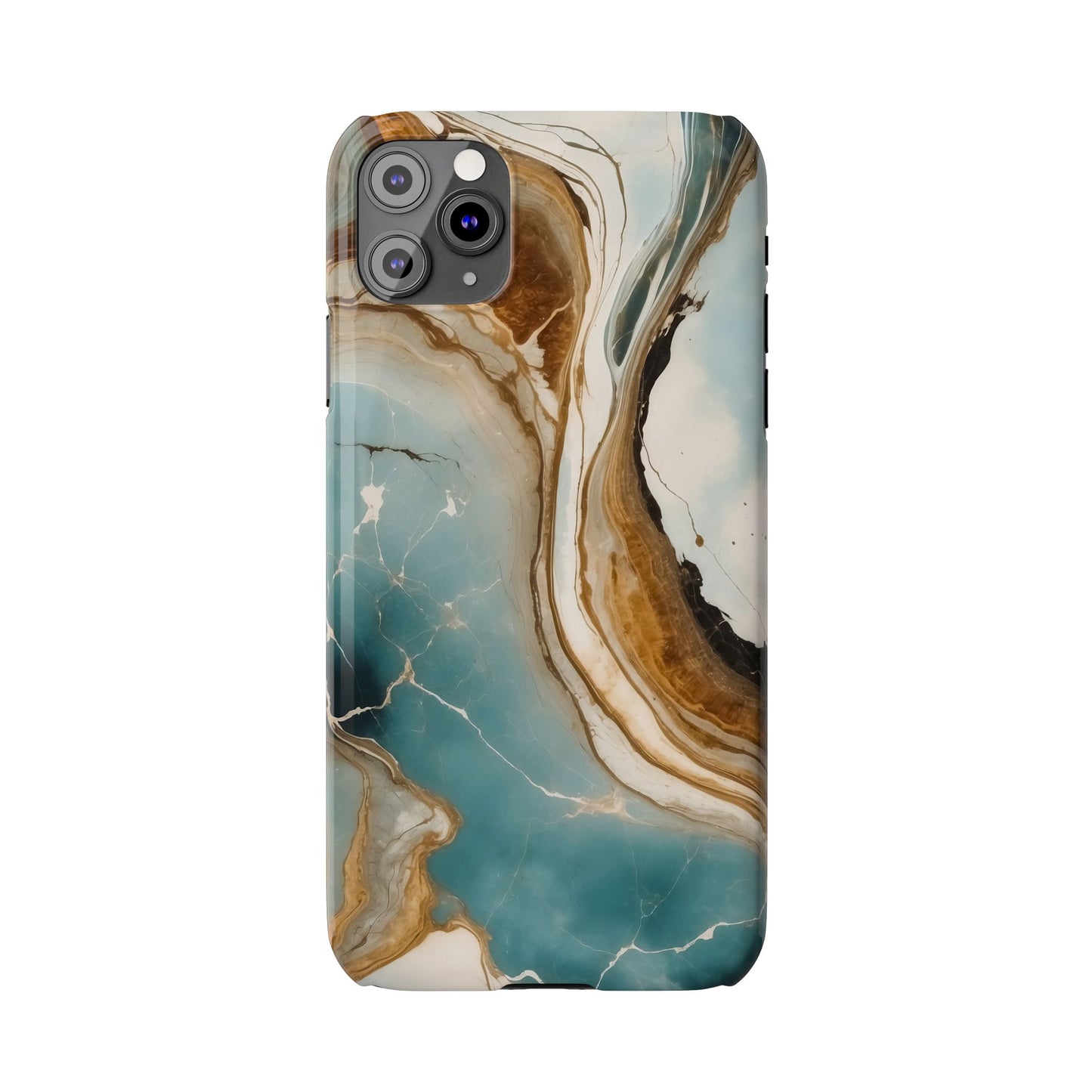 Marble Slim Phone Case, Stylish Protective Cover