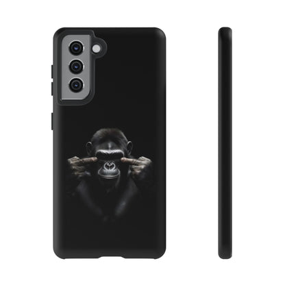 Edgy Gorilla Samsung  Phone Case - Funny Gift for Animal Lovers