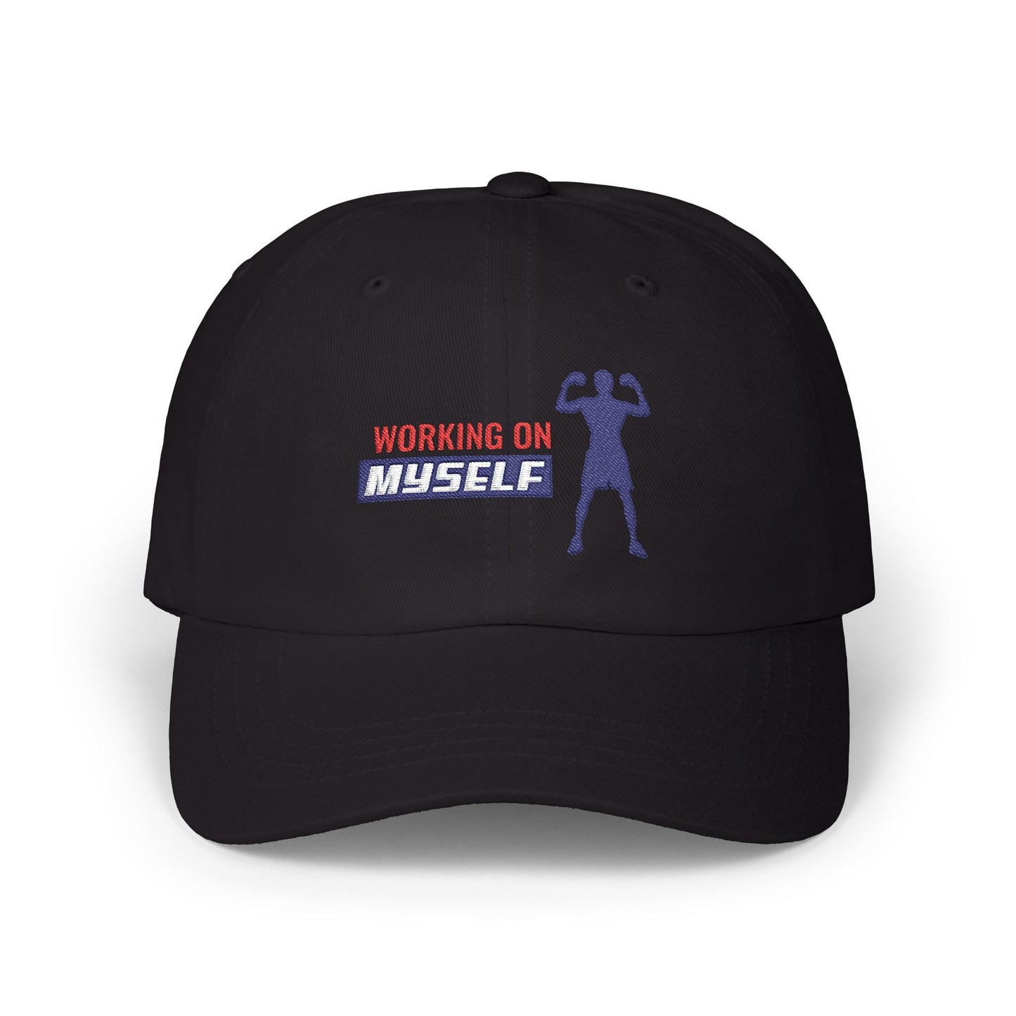 Working On Myself Classic Dad Cap / embroidered