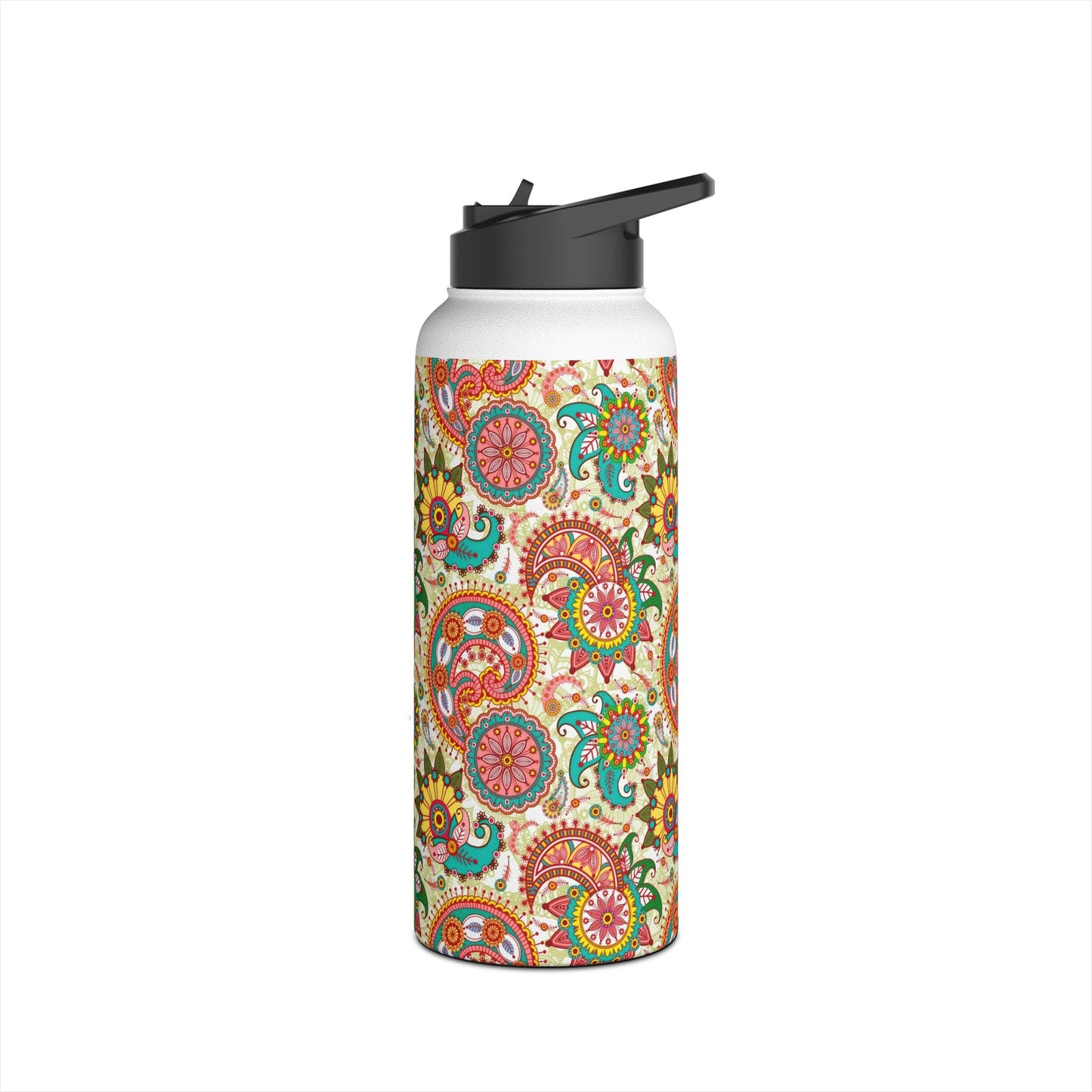 Indian Breath Stainless Steel Water Bottle, Standard Lid