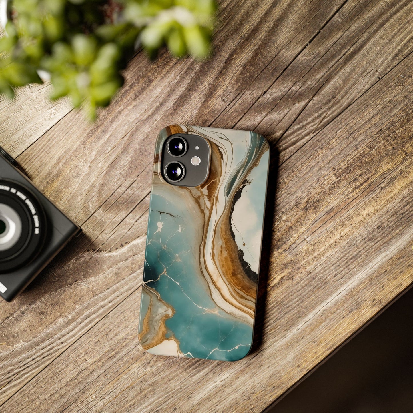 Marble Slim Phone Case, Stylish Protective Cover