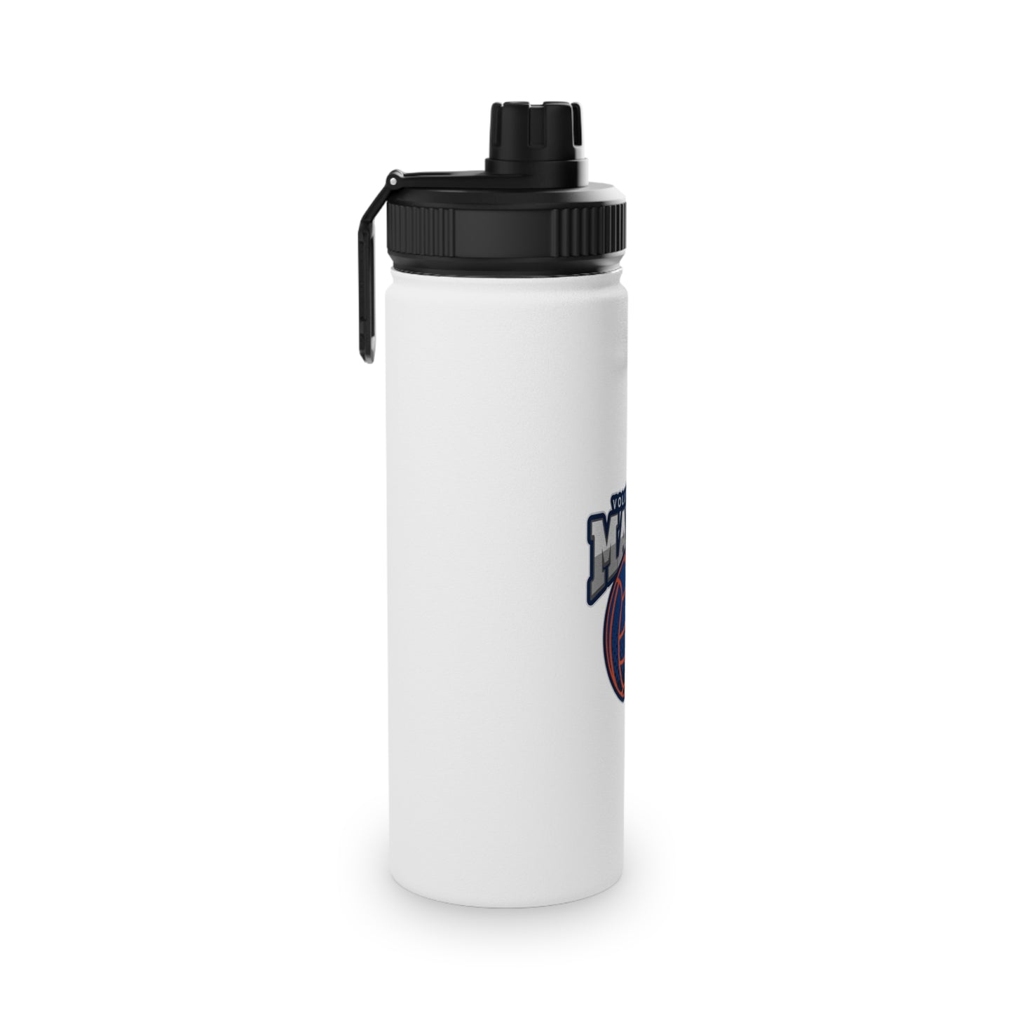 Volleyball Mama Stainless Steel Water Bottle, Sports Lid