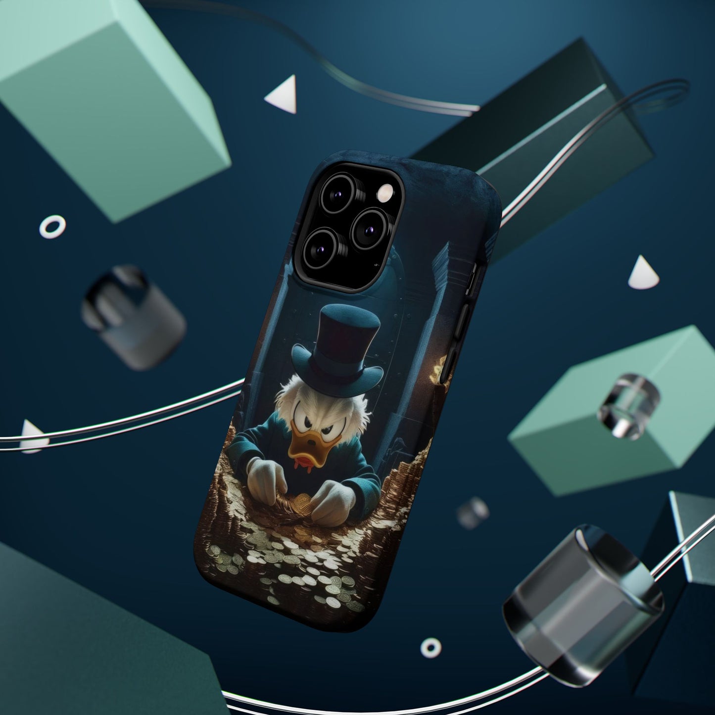 Magnetic Phone Case - Scrooge McDuck Design