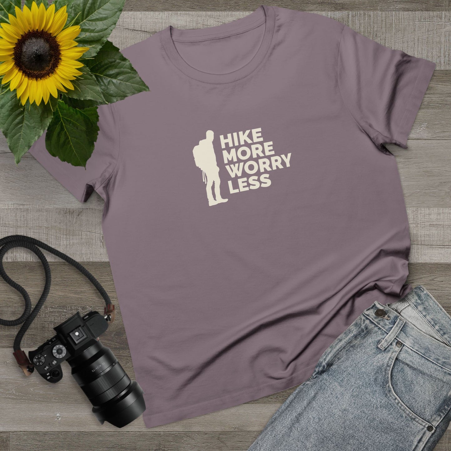 Hike More Worry Less Women’s Maple Tee