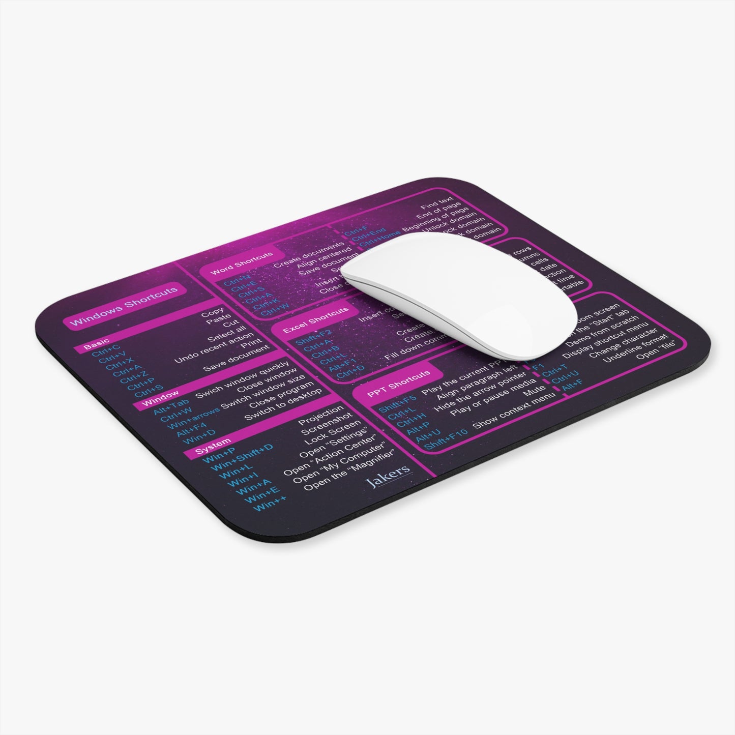Windows Shortcuts Mouse Pad