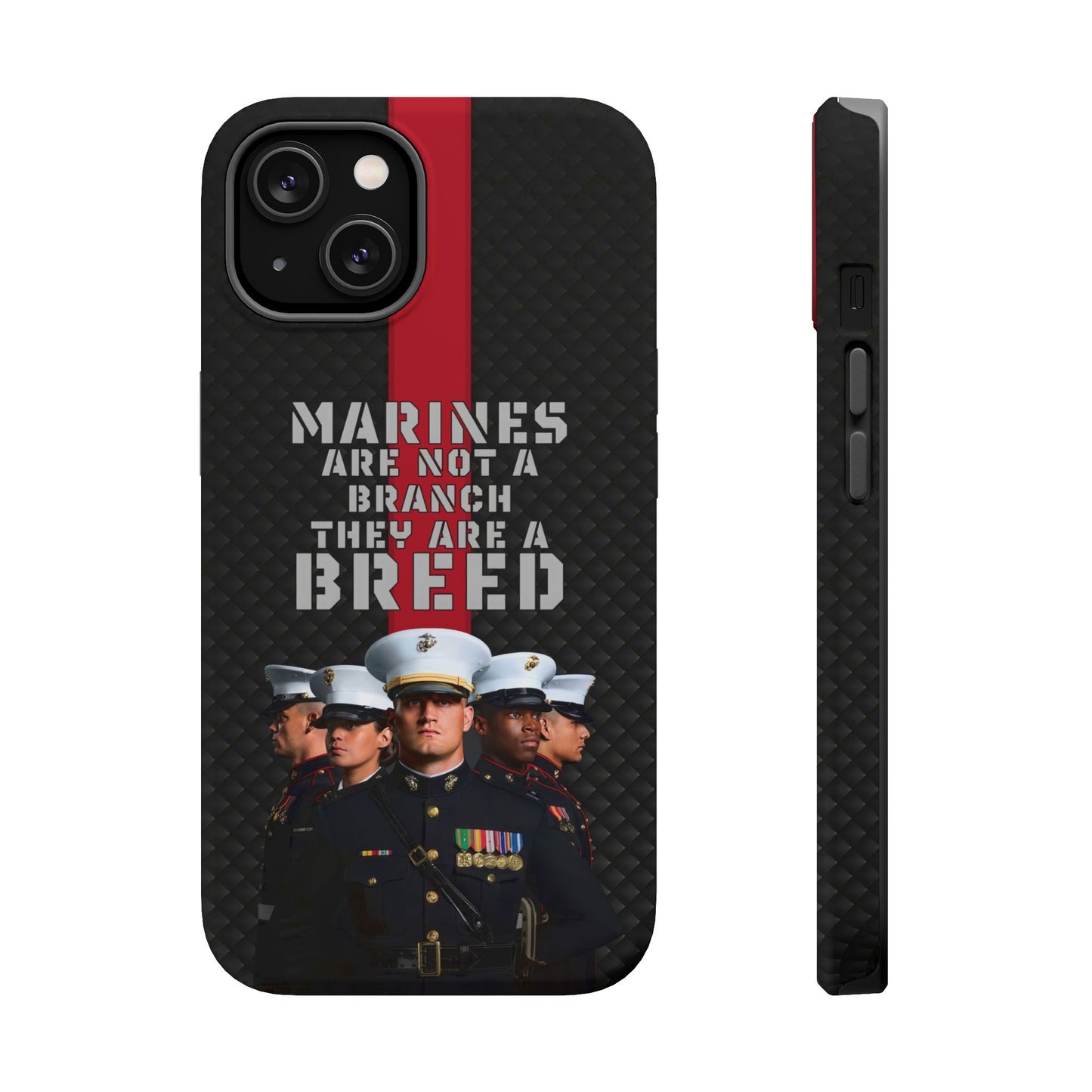 Marines Magnetic Tough Case - "Not a Branch, a Breed" Military iPhone Cover