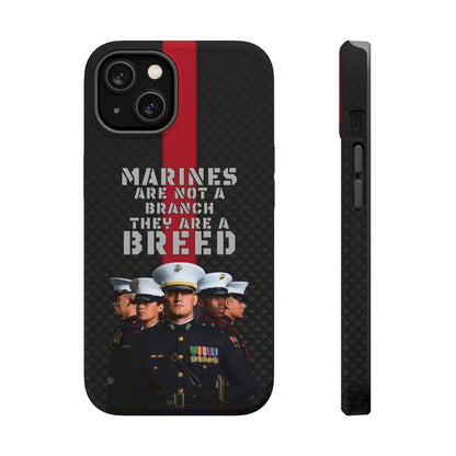 Marines Magnetic Tough Case - "Not a Branch, a Breed" Military iPhone Cover